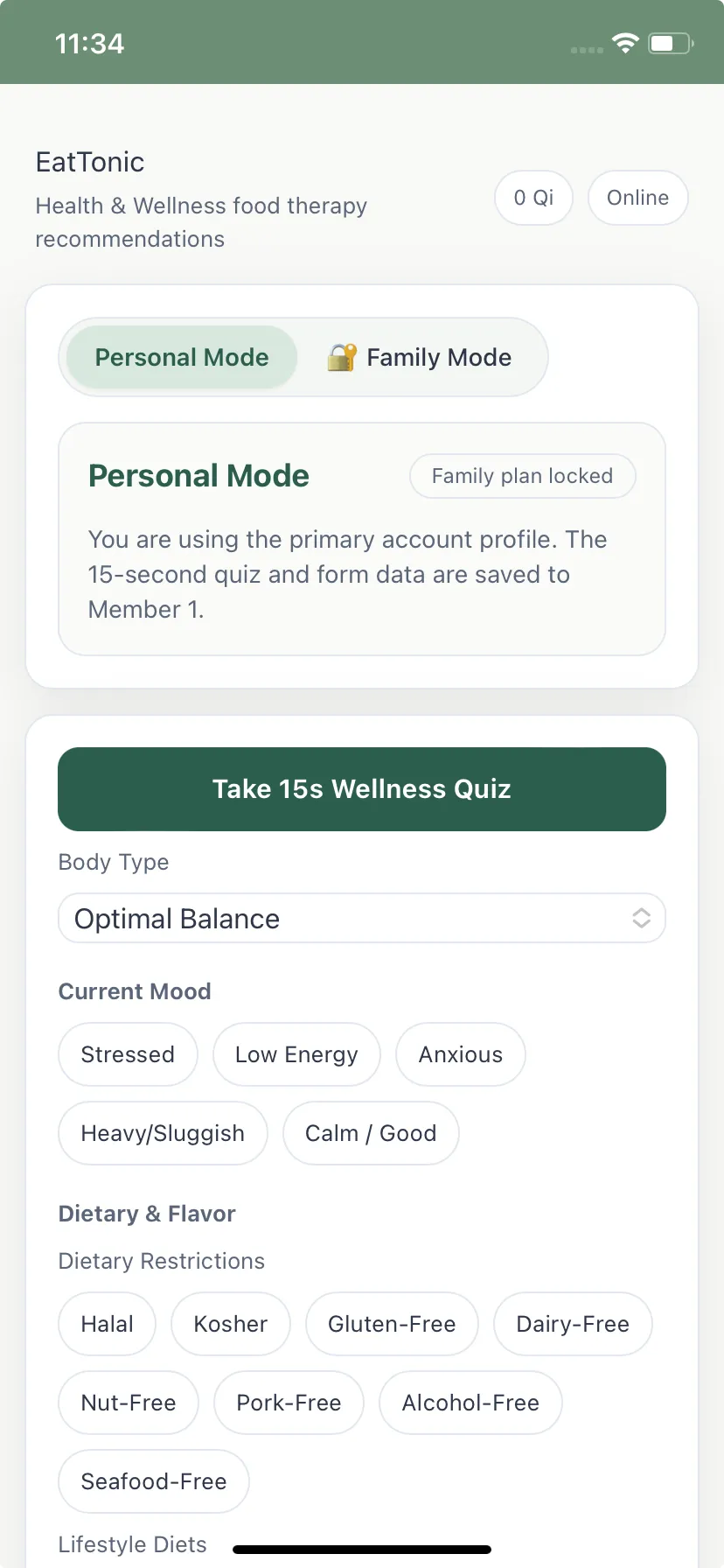 Mobile PWA Interface